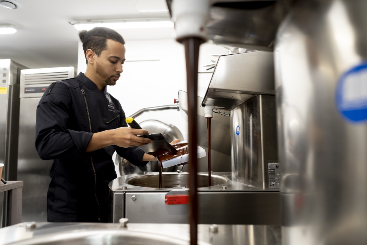 Tempérage du chocolat à la main